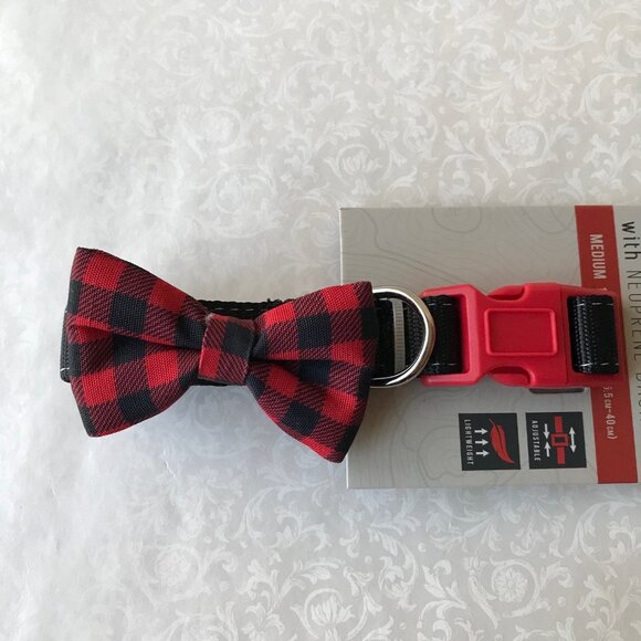 Avalanche Dog Bowtie Collar w Neoprene Backing Lightweight Size : M - Picture 2 of 3
